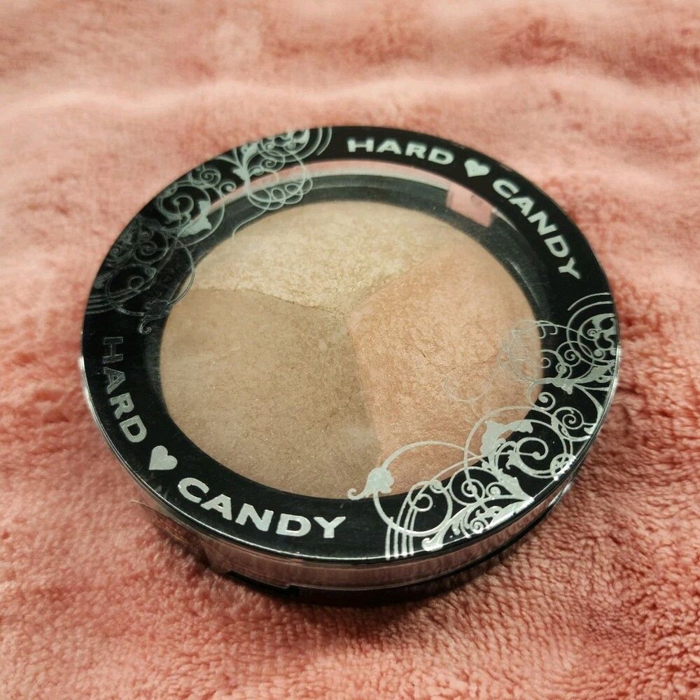 Hard Candy 841 Contouring Face Trio 3 X‎ A Lady Luminizer Blush Bronzer Makeup